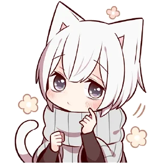 Sticker Усталый котёнок 2 @Nyasticks - 3