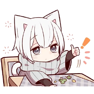 Sticker Усталый котёнок 2 @Nyasticks - 11