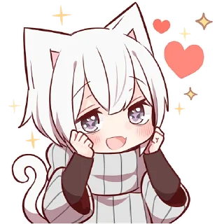 Sticker Усталый котёнок 2 @Nyasticks - 2