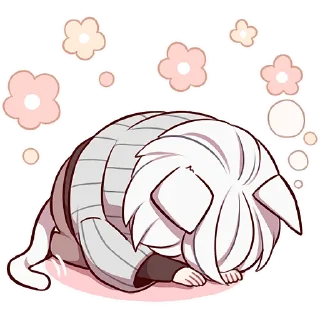 Sticker Усталый котёнок 2 @Nyasticks - 10