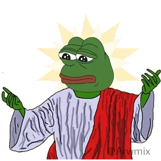 Стикер Easter Pepe - 4