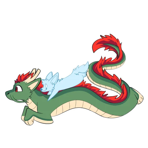 Sticker Easterndragonsbypulex - 1