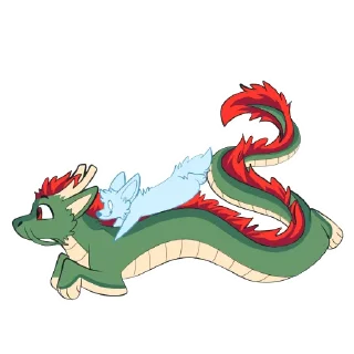 Sticker EasternDragons by Pulexart.com - 1