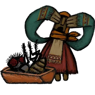 Sticker куколка покушай - 4