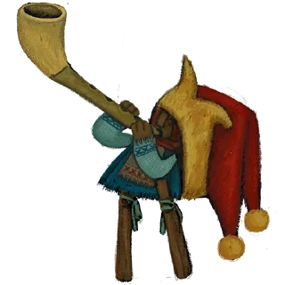 Sticker куколка покушай - 6