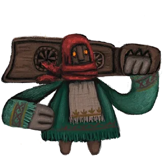 Sticker куколка покушай - 8