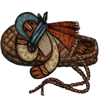 Sticker куколка покушай - 11