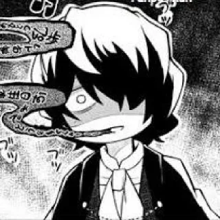 Sticker Edgar allan poe bsd wan (manga) - 6