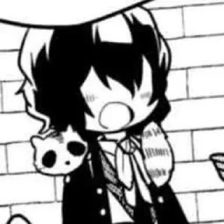 Sticker Edgar allan poe bsd wan (manga) - 4
