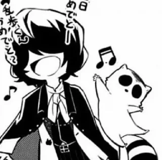 Sticker Edgar allan poe bsd wan (manga) - 5