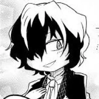 Sticker Edgar allan poe bsd wan (manga) - 2