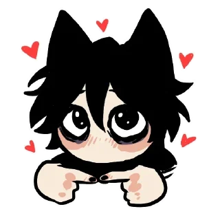 Sticker Edgy catboy @TalbiMidou - 6