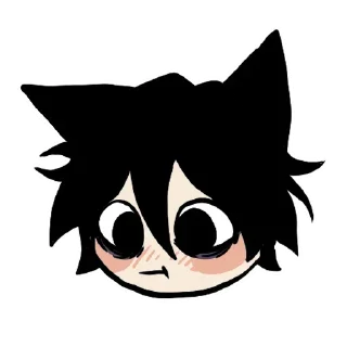Sticker Edgy catboy @TalbiMidou - 7