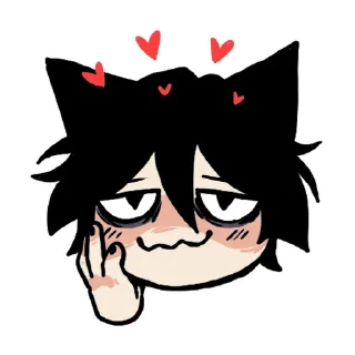 Sticker Edgy catboy @TalbiMidou - 8