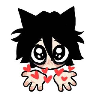 Sticker Edgy catboy @TalbiMidou - 4