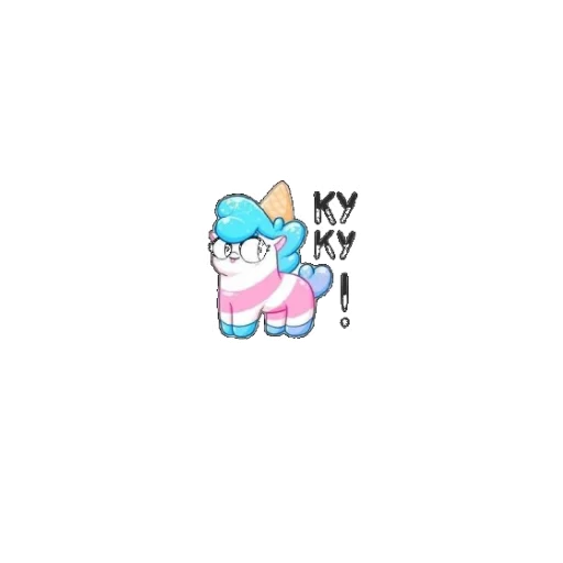 Sticker Единорог - 2