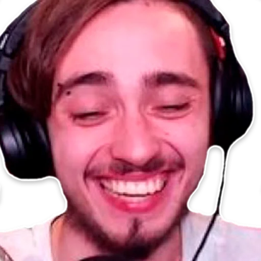 наушники человеческое лицо улыбаться