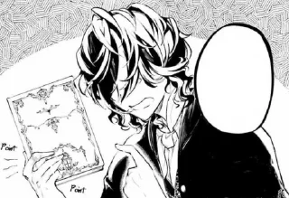 Sticker Edgar allan poe [manga] @Edoga_AranPo - 3