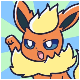 Sticker Eeveelution Supermix - 6