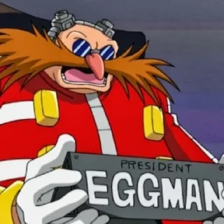 Стикер Eggman - 1