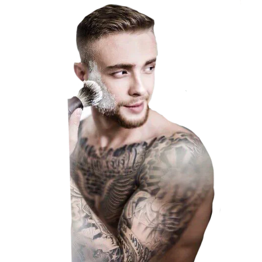 person tattoo human face