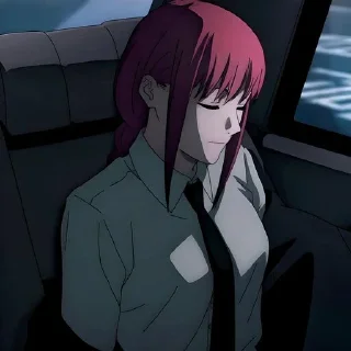 Sticker Человек бензопила @anime_stickerr - 0