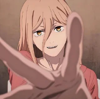 Sticker Человек бензопила @anime_stickerr - 9