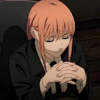 Sticker Человек бензопила @anime_stickerr - 6