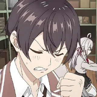 Sticker Аля иногда кокентничает @anime_stickerr - 10