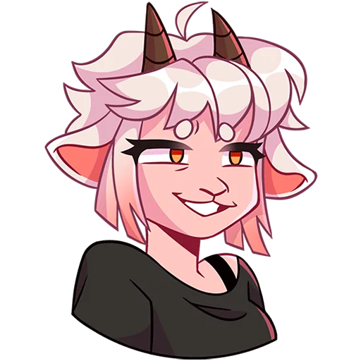 Эйко без надписей @stickers_vk - 