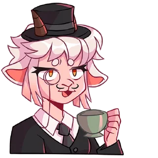 Стикер Эйко без надписей @stickers_vk - 0