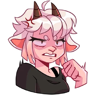 Стикер Эйко без надписей @stickers_vk - 8