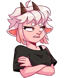 Стикер Эйко без надписей @stickers_vk - 5