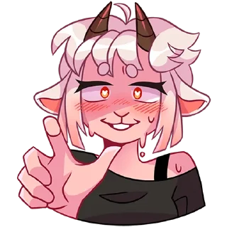 Стикер Эйко без надписей @stickers_vk - 2