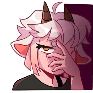 Стикер Эйко без надписей @stickers_vk - 1