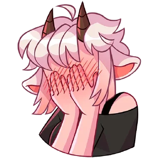 Стикер Эйко без надписей @stickers_vk - 9