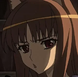 Sticker Волчица и пряности @anime_stickerr - 3