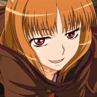 Sticker Волчица и пряности @anime_stickerr - 11