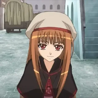 Sticker Волчица и пряности @anime_stickerr - 8