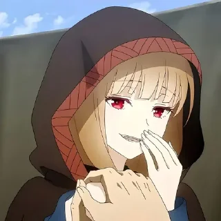 Sticker Волчица и пряности @anime_stickerr - 10