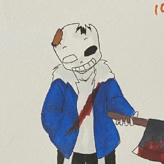 Стикер infected @undertailAUU - 11