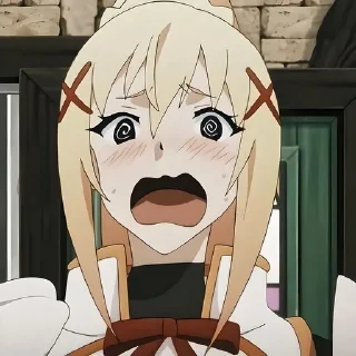 Стикер Коносуба @anime_stickerr - 4