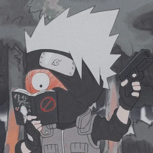 Какаши @anime_stickerr - 