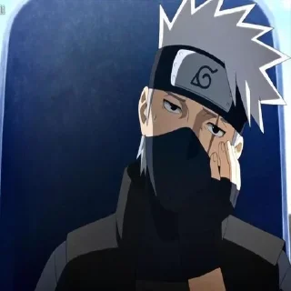 Стикер Какаши @anime_stickerr - 11
