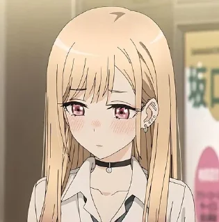 Стикер Марин Китагава @anime_stickerr - 3