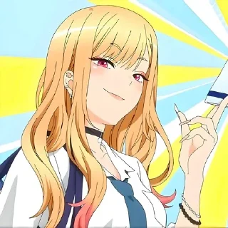 Стикер Марин Китагава @anime_stickerr - 5