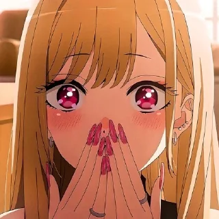 Стикер Марин Китагава @anime_stickerr - 0