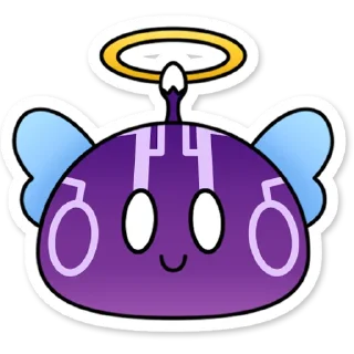 Стикер Электро слайм Genshin Impact - 1