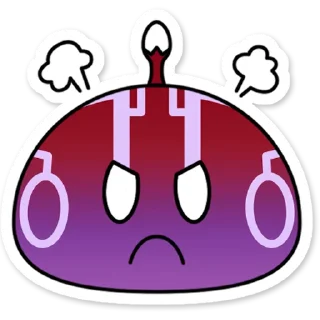 Стикер Электро слайм Genshin Impact - 8