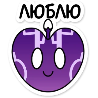 Стикер Электро слайм Genshin Impact - 5